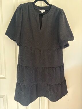 THML Black Quilted Dress